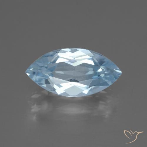 2.47ct Natural Sky Blue Topaz, Marquise, VVS