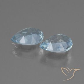 Topaz Gemstones in 7 x 5 mm (calibrated) Size for Sale, Topaz Stones in Sky Blue Color