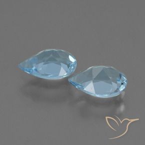 Topaz Gemstones in 7 x 5 mm (calibrated) Size for Sale, Topaz Stones in Sky Blue Color