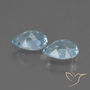Topaz Gemstones in 7 x 5 mm (calibrated) Size for Sale, Topaz Stones in Sky Blue Color