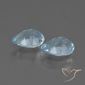 Topaz Gemstones in 7 x 5 mm (calibrated) Size for Sale, Topaz Stones in Sky Blue Color