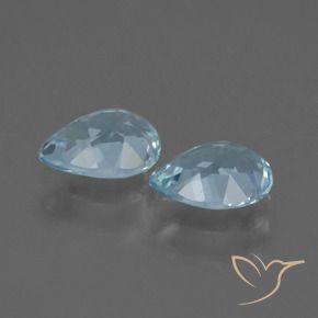 Topaz Gemstones in 7 x 5 mm (calibrated) Size for Sale, Topaz Stones in Sky Blue Color