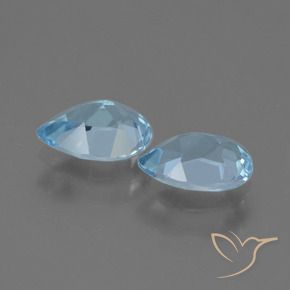 Topaz Gemstones in 7 x 5 mm (calibrated) Size for Sale, Topaz Stones in Sky Blue Color