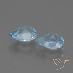Topaz Gemstones in 7 x 5 mm (calibrated) Size for Sale, Topaz Stones in Sky Blue Color