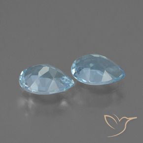 Topaz Gemstones in 7 x 5 mm (calibrated) Size for Sale, Topaz Stones in Sky Blue Color