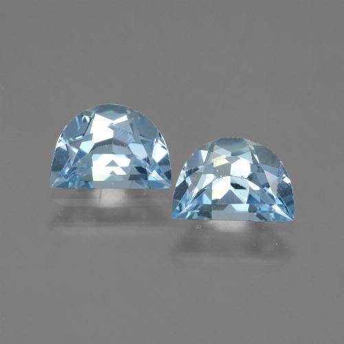 Azul maya intenso Topacio Gema - 0.9ct Una Faceta Elegante (ID: 433239)