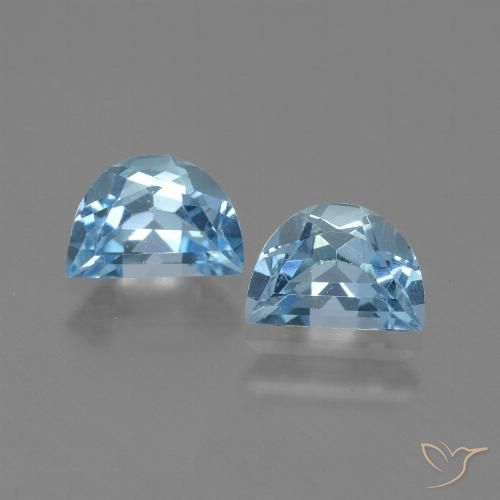 2.01ctw Natural Swiss Blue Topaz, Fancy, VS