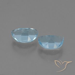 Topaz Gemstones in 7 x 5 mm (calibrated) Size for Sale, Topaz Stones in Sky Blue Color