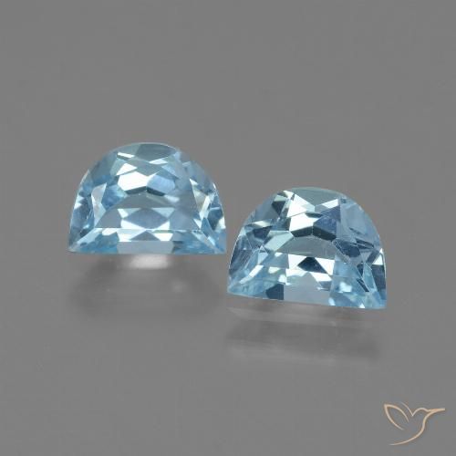 2.02ctw Natural Sky Blue Topaz, Fancy, VS