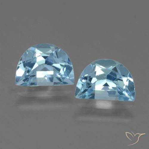 1.94ctw Natural Swiss Blue Topaz, Fancy, VS