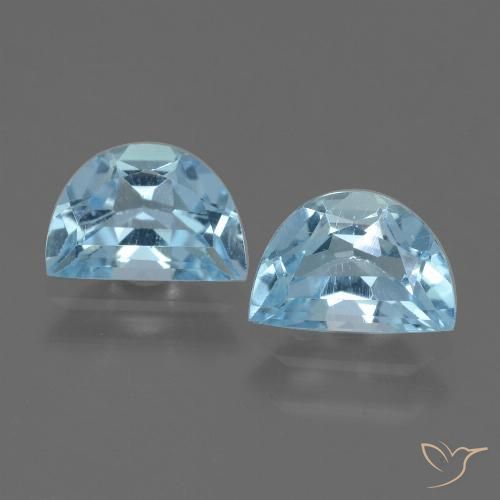 2.03ctw Natural Sky Blue Topaz, Fancy, VS