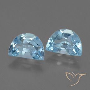 2.03 ctw Blue Topaz Stones, Natural Topaz in Fancy Facet Shape for Sale