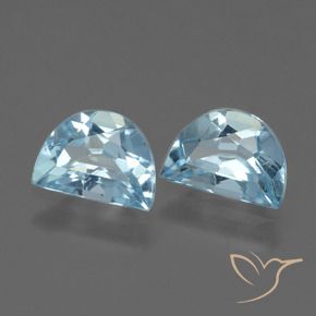 1.90 ctw Blue Topaz Stones, Natural Topaz in Fancy Facet Shape for Sale