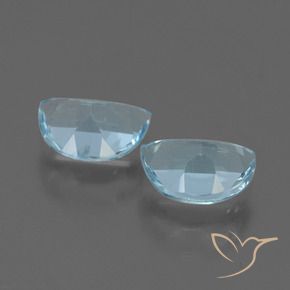 Topaz Gemstones in 7 x 5 mm (calibrated) Size for Sale, Topaz Stones in Sky Blue Color