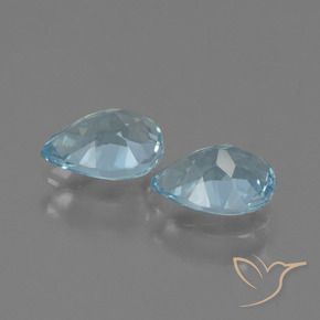 Topaz Gemstones in 7 x 5 mm (calibrated) Size for Sale, Topaz Stones in Sky Blue Color