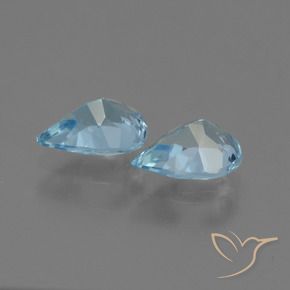 Topaz Gemstones in 7 x 5 mm (calibrated) Size for Sale, Topaz Stones in Sky Blue Color