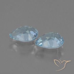 Topaz Gemstones in 7 x 5 mm (calibrated) Size for Sale, Topaz Stones in Sky Blue Color