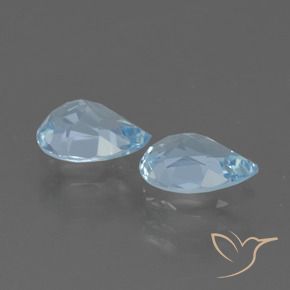 Topaz Gemstones in 7 x 5 mm (calibrated) Size for Sale, Topaz Stones in Sky Blue Color