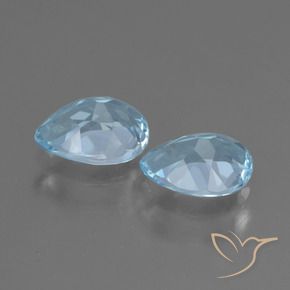 Topaz Gemstones in 7 x 5 mm (calibrated) Size for Sale, Topaz Stones in Sky Blue Color