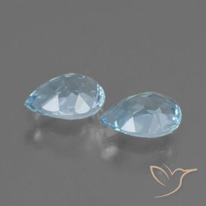 Topaz Gemstones in 7 x 5 mm (calibrated) Size for Sale, Topaz Stones in Sky Blue Color