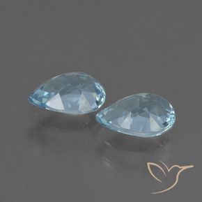 Topaz Gemstones in 7 x 5 mm (calibrated) Size for Sale, Topaz Stones in Sky Blue Color
