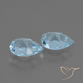 Topaz Gemstones in 7 x 5 mm (calibrated) Size for Sale, Topaz Stones in Sky Blue Color