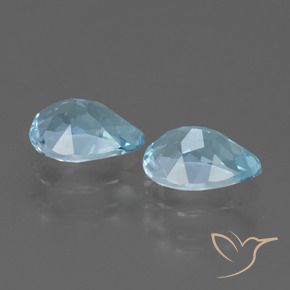 Topaz Gemstones in 7 x 5 mm (calibrated) Size for Sale, Topaz Stones in Sky Blue Color