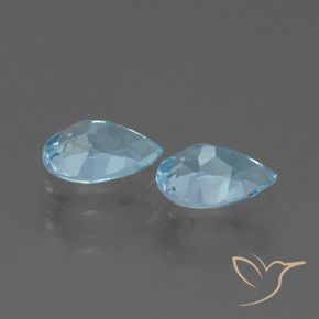 Topaz Gemstones in 7 x 5 mm (calibrated) Size for Sale, Topaz Stones in Sky Blue Color