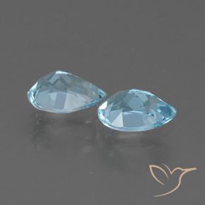 Topaz Gemstones in 7 x 5 mm (calibrated) Size for Sale, Topaz Stones in Sky Blue Color