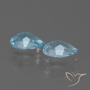 Topaz Gemstones in 7 x 5 mm (calibrated) Size for Sale, Topaz Stones in Sky Blue Color