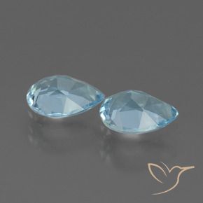 Topaz Gemstones in 7 x 5 mm (calibrated) Size for Sale, Topaz Stones in Sky Blue Color