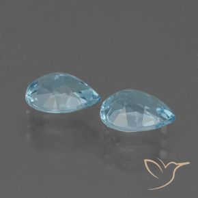 Topaz Gemstones in 7 x 5 mm (calibrated) Size for Sale, Topaz Stones in Sky Blue Color