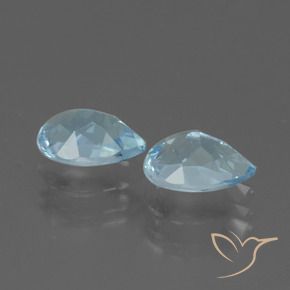 Topaz Gemstones in 7 x 5 mm (calibrated) Size for Sale, Topaz Stones in Sky Blue Color