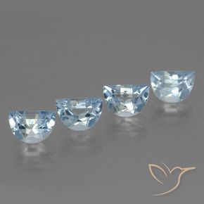 4.00 ctw Blue Topaz Stones, Natural Topaz in Fancy Facet Shape for Sale