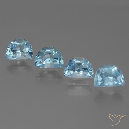 Swiss Blue Topas Edelstein - 1ct Fantasie-Schliff (ID: 433385)