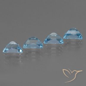 Topaz Gemstones in 7 x 5 mm (calibrated) Size for Sale, Topaz Stones in Sky Blue Color