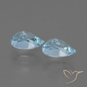 Topaz Gemstones in 7 x 5 mm (calibrated) Size for Sale, Topaz Stones in Sky Blue Color