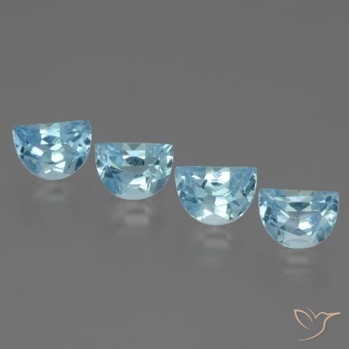 3.69ctw Natural Sky Blue Topaz, Fancy, VVS-VS