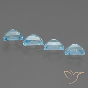 Topaz Gemstones in 7 x 5 mm (calibrated) Size for Sale, Topaz Stones in Sky Blue Color