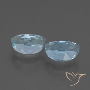 Topaz Gemstones in 7 x 5 mm (calibrated) Size for Sale, Topaz Stones in Sky Blue Color