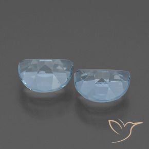 Topaz Gemstones in 7 x 5 mm (calibrated) Size for Sale, Topaz Stones in Sky Blue Color