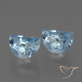 2.36 ctw Blue Topaz Stones, Natural Topaz in Fancy Facet Shape for Sale