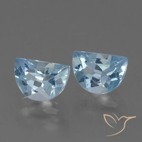 2.24 ctw Blue Topaz Stones, Natural Topaz in Fancy Facet Shape for Sale