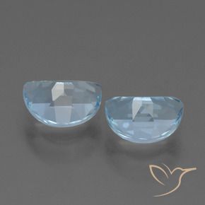 Topaz Gemstones in 7 x 5 mm (calibrated) Size for Sale, Topaz Stones in Sky Blue Color