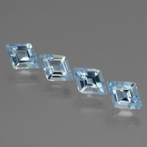 Небесно Голубой Топаз Камень - 0.6ct Ромб Фасетный (ID: 434268)