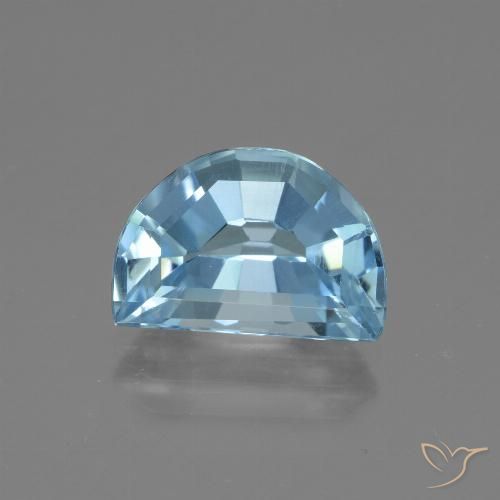 4.94ct Natural Sky Blue Topaz, Fancy, VVS-VS, Photo A