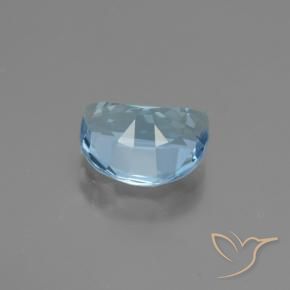 Topaz Gemstone in 9 x 7 mm (calibrated) Size for Sale, Topaz Stone in Swiss Blue Color