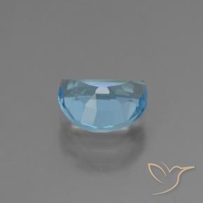 Topaz Gemstone in 9 x 7 mm (calibrated) Size for Sale, Topaz Stone in Sky Blue Color