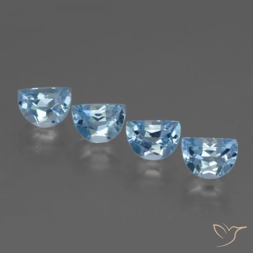 3.87ctw Natural Swiss Blue Topaz, Fancy, VVS-VS