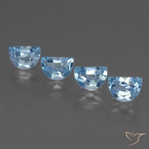 Azul Suizo Topacio Gema - 1ct Una Faceta Elegante (ID: 434408)